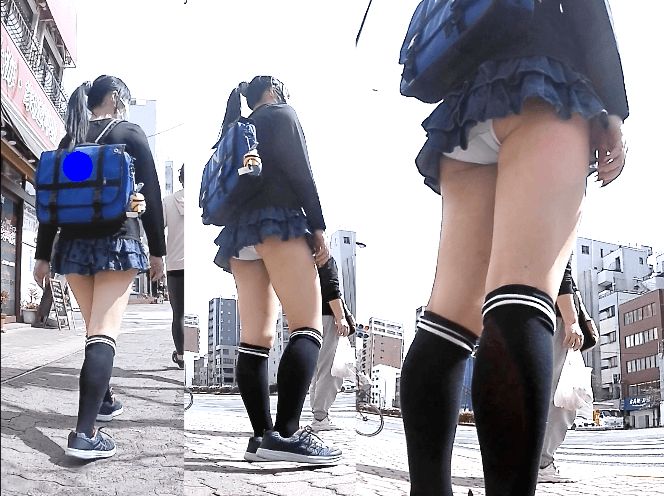 【超危険作】塾帰りの純白小娘を背後から見守り