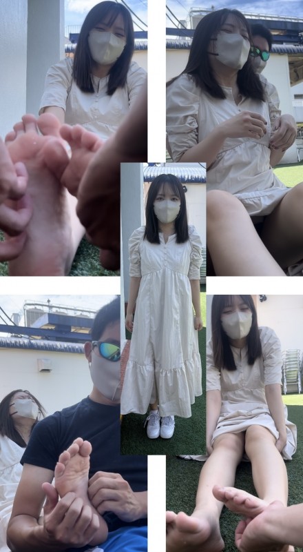 清楚系色白美女24cm超激弱足裏中心に全身くすぐり！9分11秒